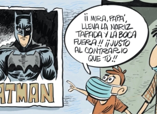¡La mascarilla de Batman no está homologada!