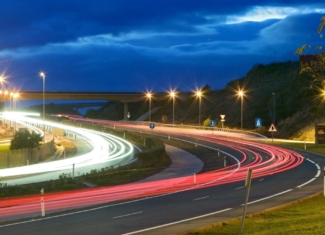 Carreteras inteligentes 5G y tecnología avanzada