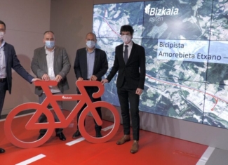 Así será la bicipista de Bizkaia