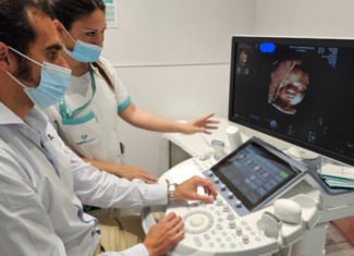 El Hospital Quirónsalud Málaga incorpora la tecnología 5G a la ecografía 5D de embarazo