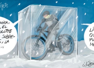 ¡Protégete del frio y a pedalear!