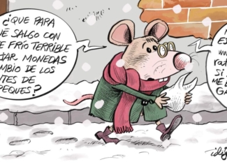 ¡Hasta el ratón Pérez pasa frio en invierno!