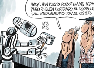 ¡Este robot farmacéutico es eficiente y muy educado!