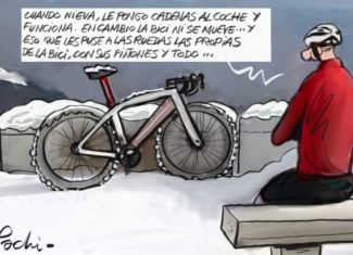 ¡Las bicicletas son para el invierno!