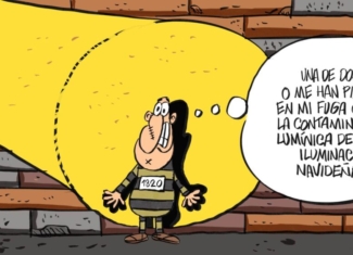 ¡Pillado por la contaminación lumínica!