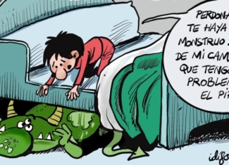¡Un problemilla en la cama con el pipí!