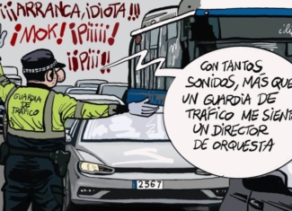 ¡El caos del ruido del tráfico!